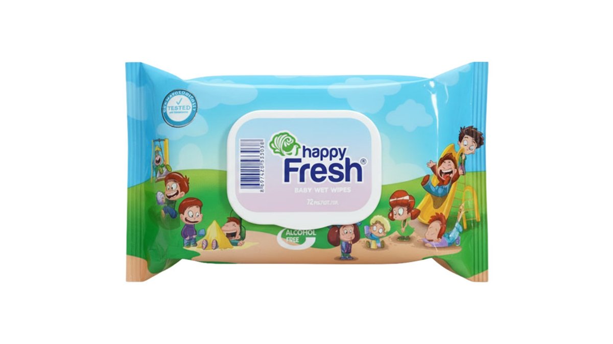 Happy Fresh Влажная салфетка Children's Hand (72 pcs)