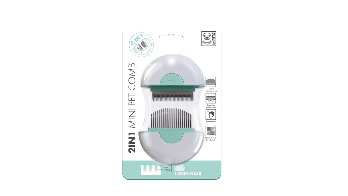M-PETS Расческа для животных Mini Pet Comb