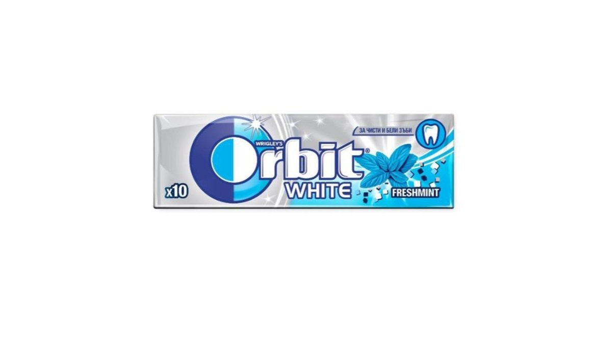 Orbit chewing gum White Freshmint (14 g)