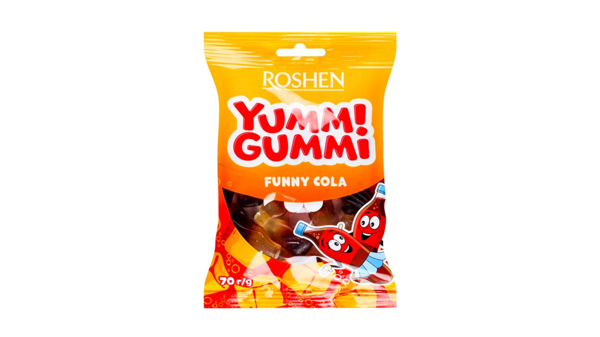 Jellybon конфета Yami Gammi Fanni Cola (70 g)