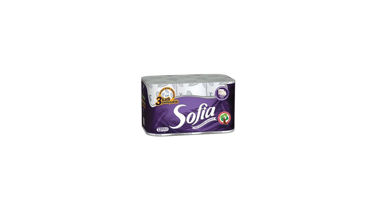 Sofia ტუალეტის ქ აღალდი (12 pcs)