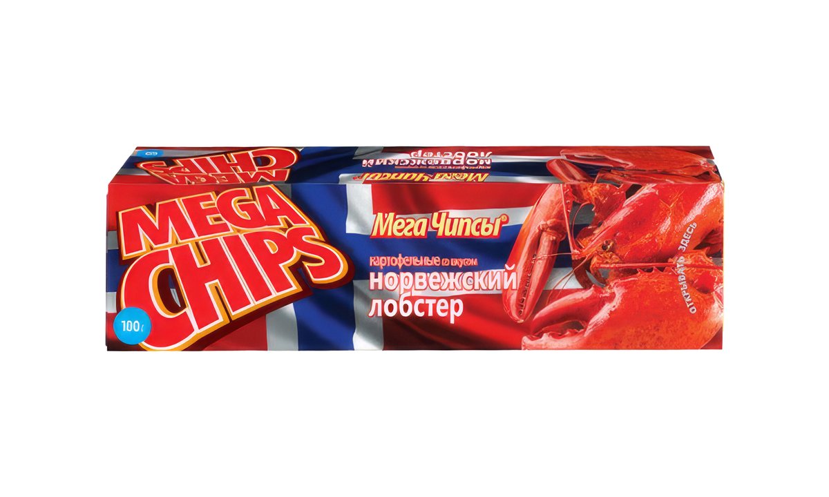 MEGACHIPS чипсы with Norwegian lobster (100 g)