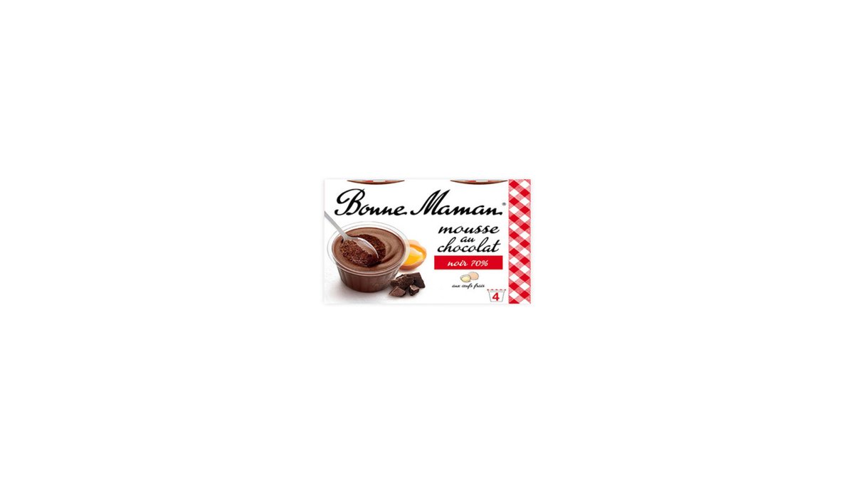 BONNE MAMAN yogurt Intense Dark Chocolate