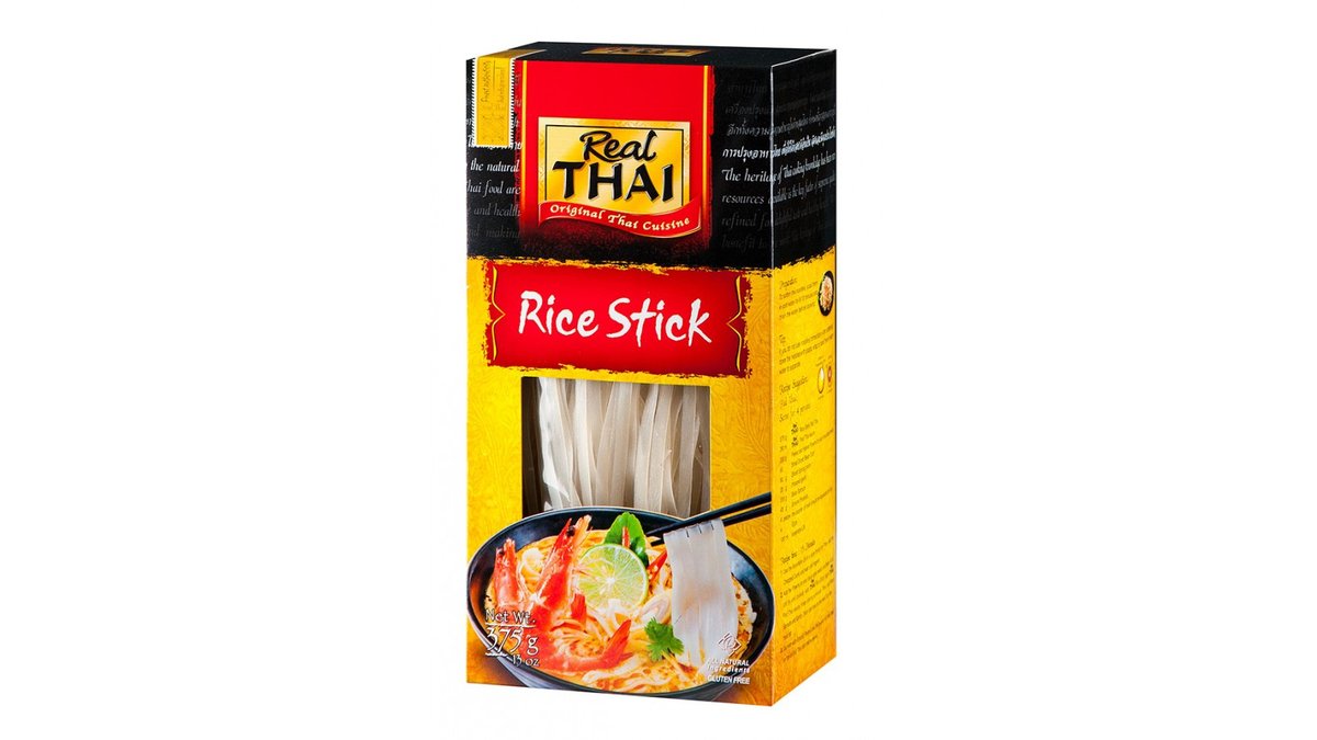 RealTHAI Рисовая вермишель ბრინჯის ჩხირები 5მმ (375 გრ)