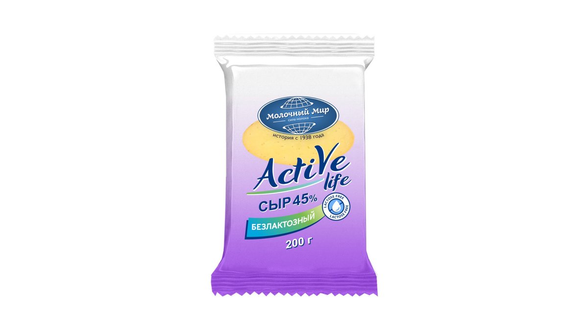 Molochny Mir Cheese lactose-free (200 g)