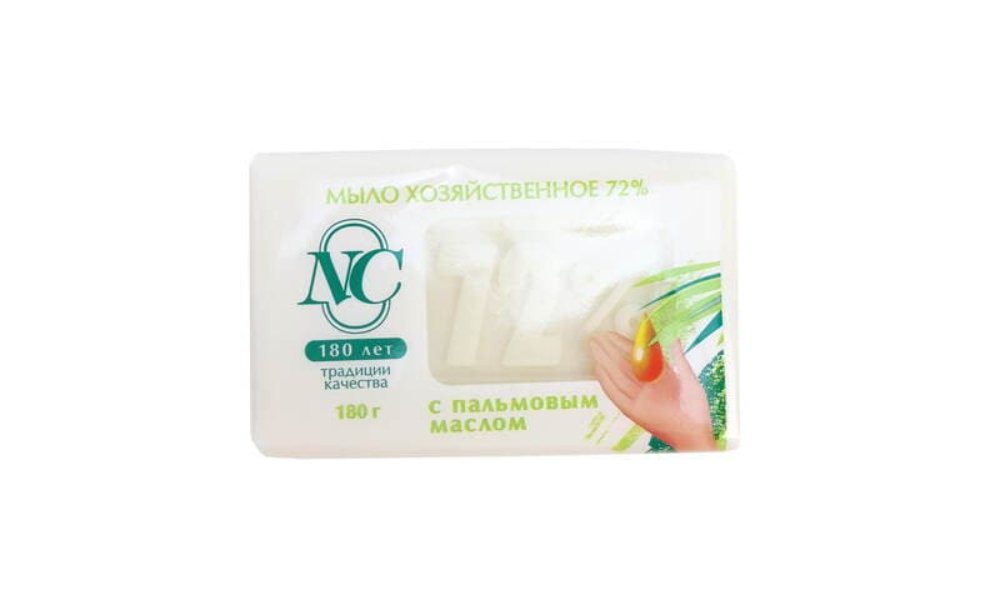 Neskaia მყარი საპონი agricultural solid 72% with palm oil (180 g)