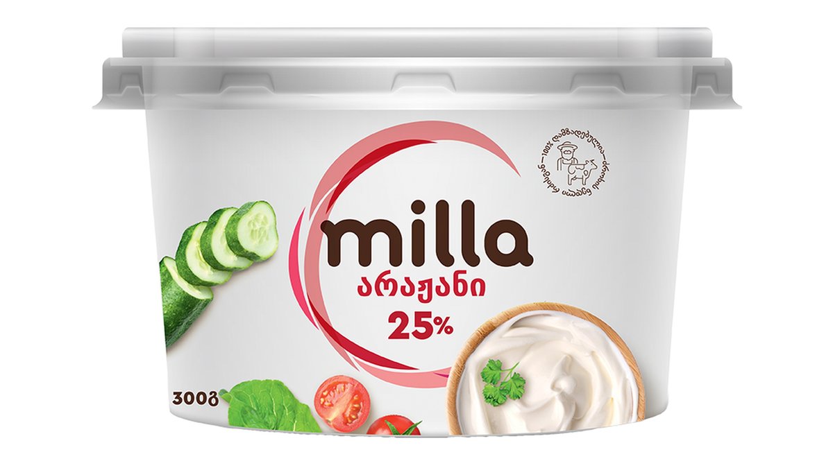 მილა Sour cream 15% (180 g)
