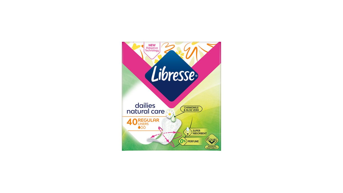 Libers Feminine Hygiene Product ნატურალ ქეარ (40 pcs)