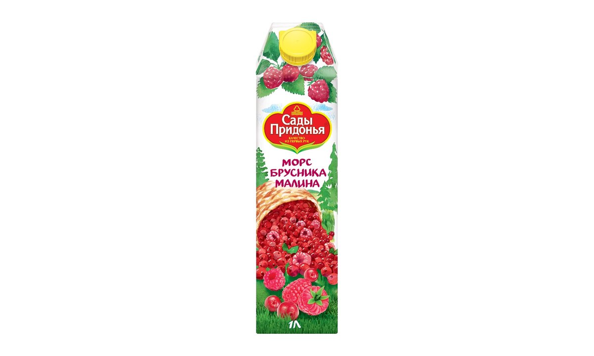 Pridonya's Gardens сок cranberry and raspberry (1 l)