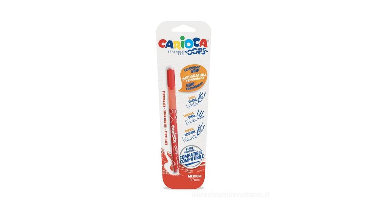 CARIOCA Stationery Erasable red