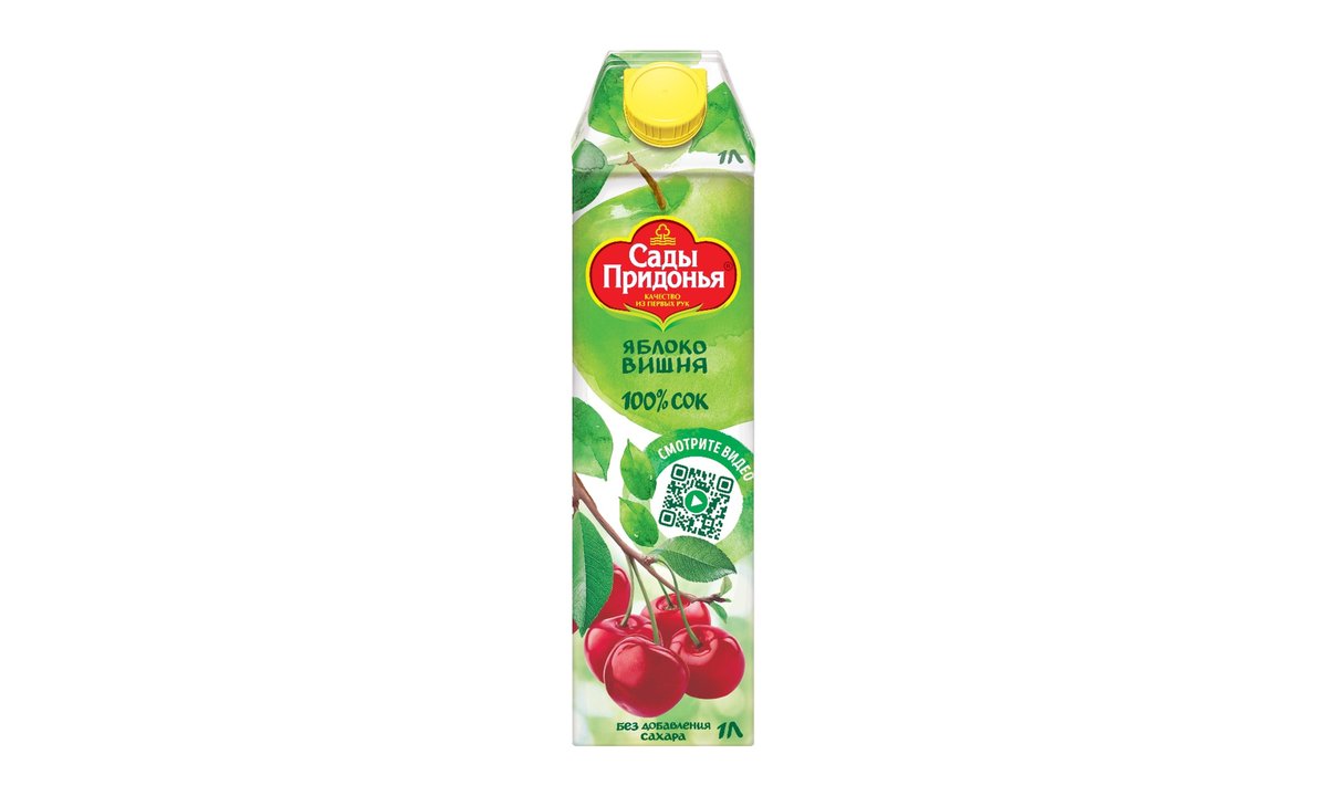 Pridonya's Gardens წვენი apple and cherry (1 l)
