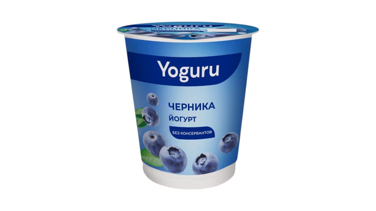 Yoguru Йогурт with blueberries