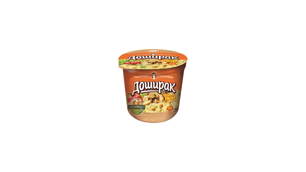 Doshirak კარტოფილის პიურე ხორცით mushroom flavor (40 g)