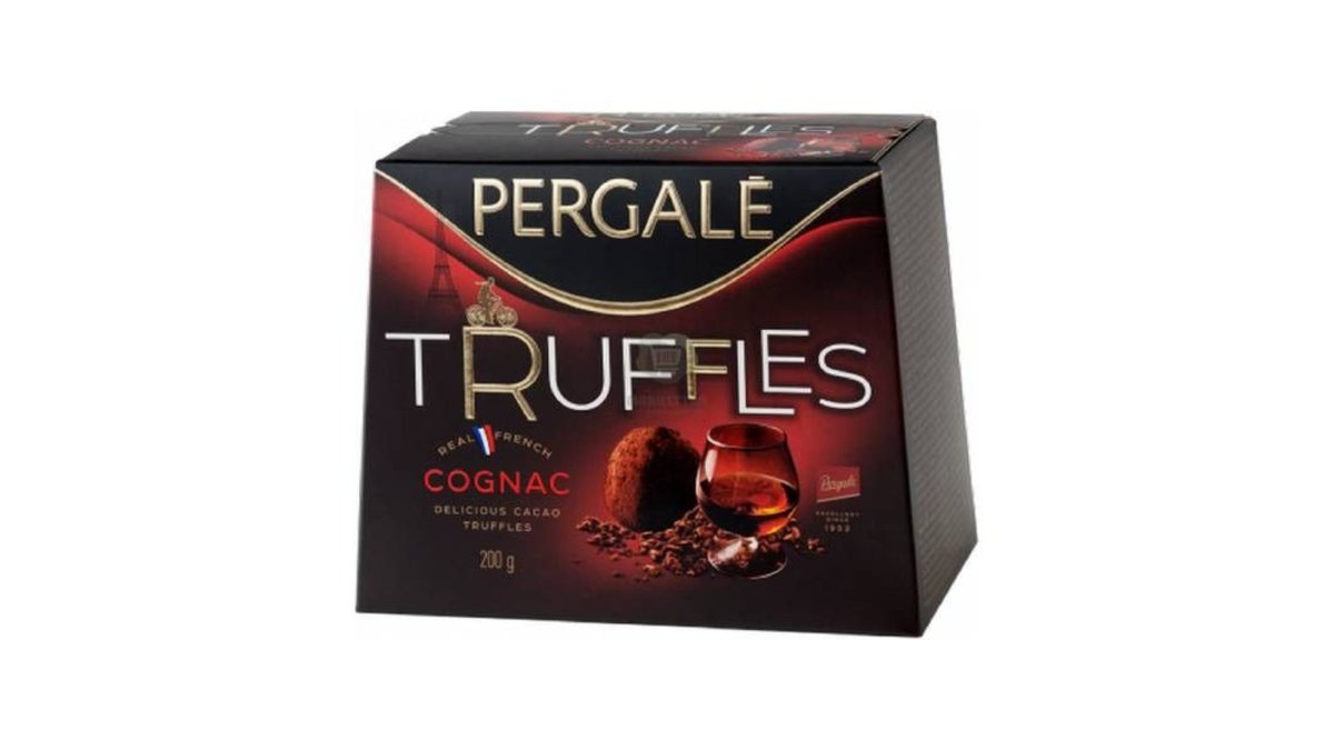 Pergale შოკოლადი truffle with brandy (200 g)