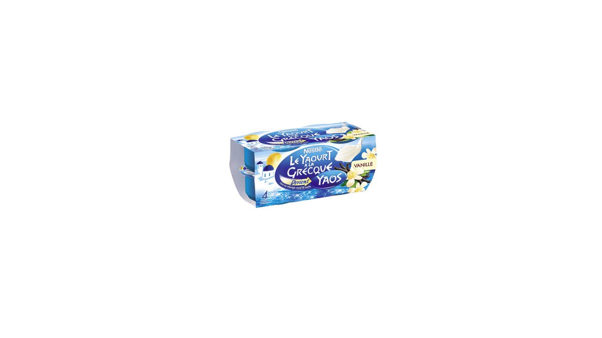 NESTLE yogurt with Vanilla