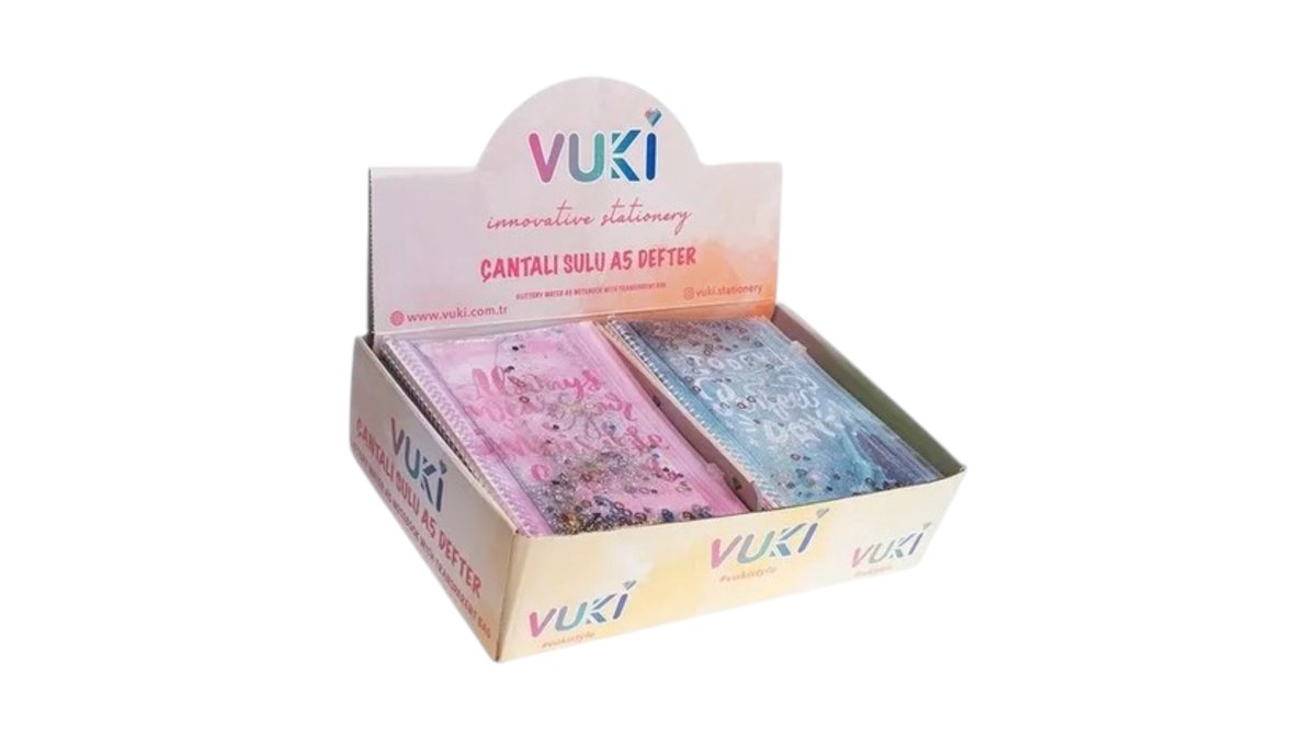 VUKI Блокнот A5 с линиями Glitter Cover (1 pcs)