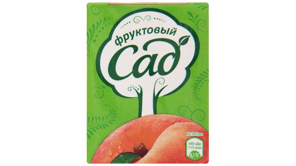 ფრუ  ქტოვი სად сок peach-apple (200 ml)