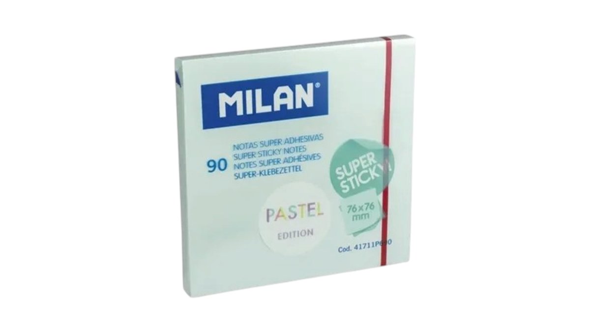 MILAN Липкие заметки pastel blue (76 მმ)