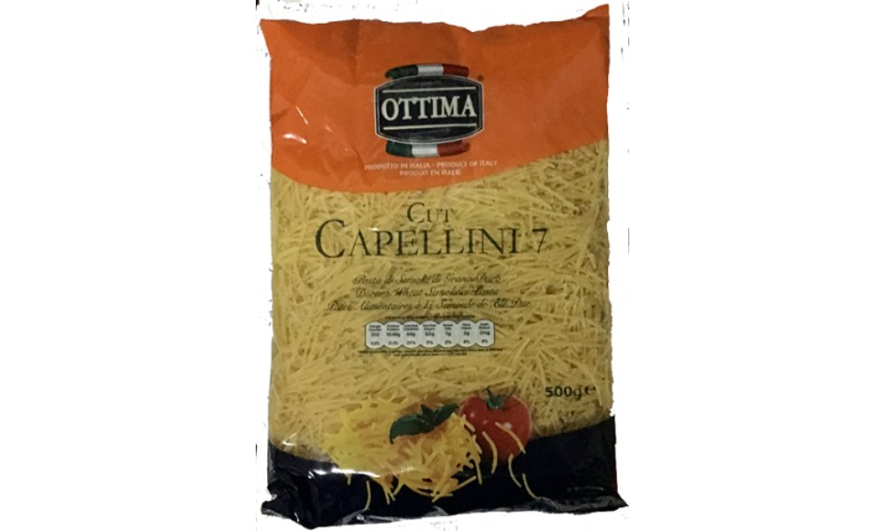 Ottima პასტა Capelini Tagliat (500 gr)
