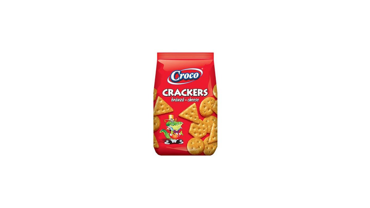 CROCO Cheese Crackers cheese flavor (100 gr)