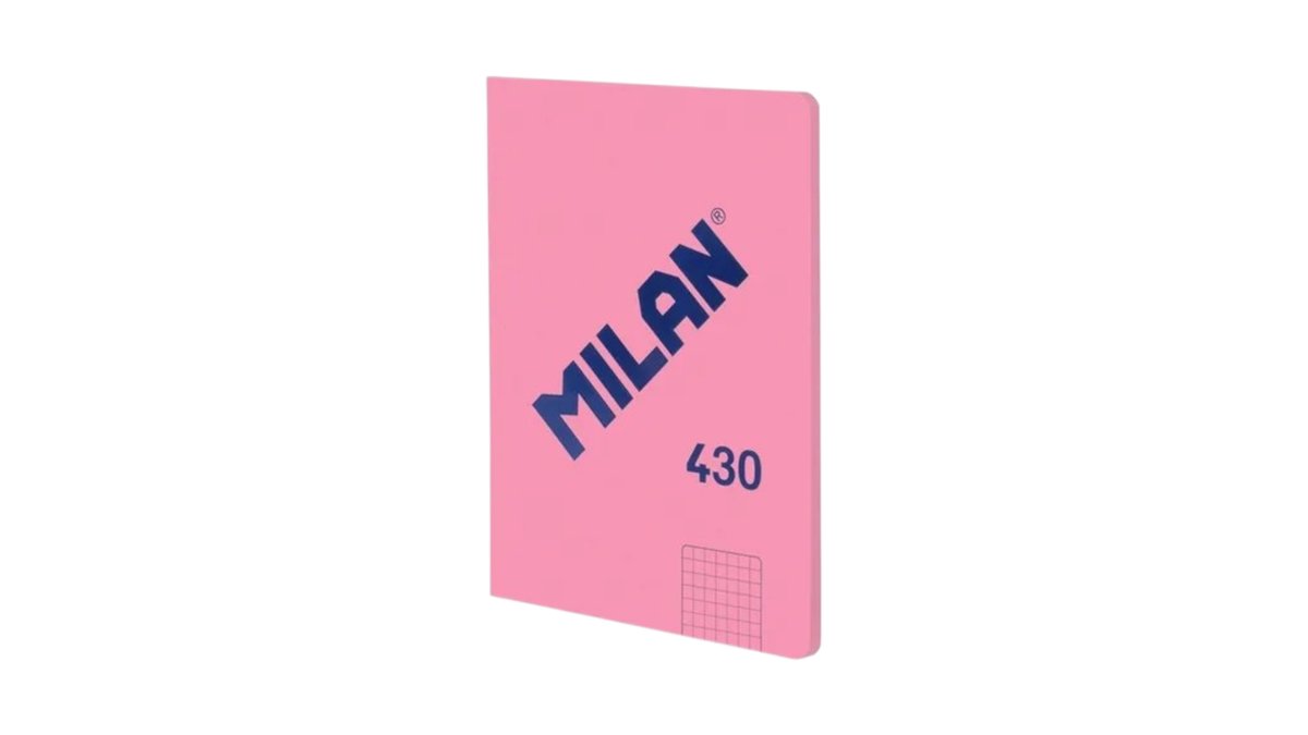 MILAN Notebook A5 Lined Sunset pink (1 pcs)