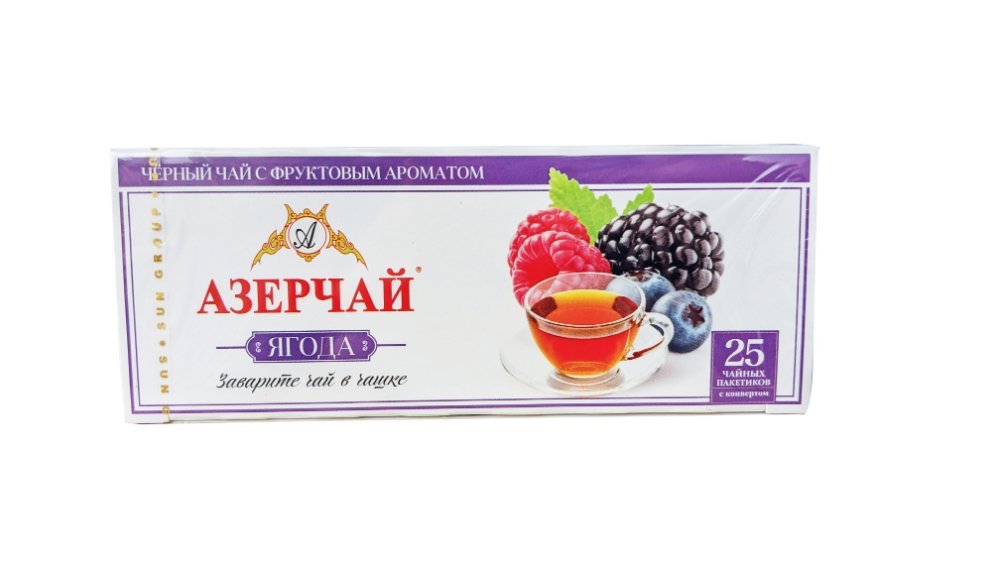 Azer ჩაი black tea with berries (25 pcs)