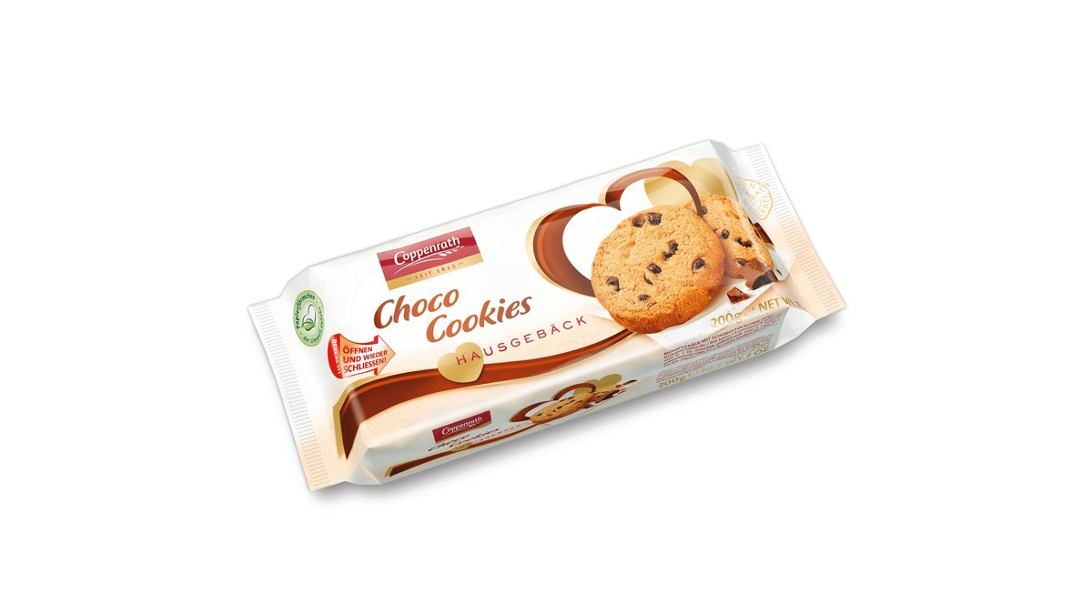 Coppenrath Biscuits chocolate flakes (200 gr)