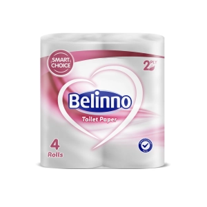 Belino ტუალეტის ქაღალდი 2ply (4 pcs)