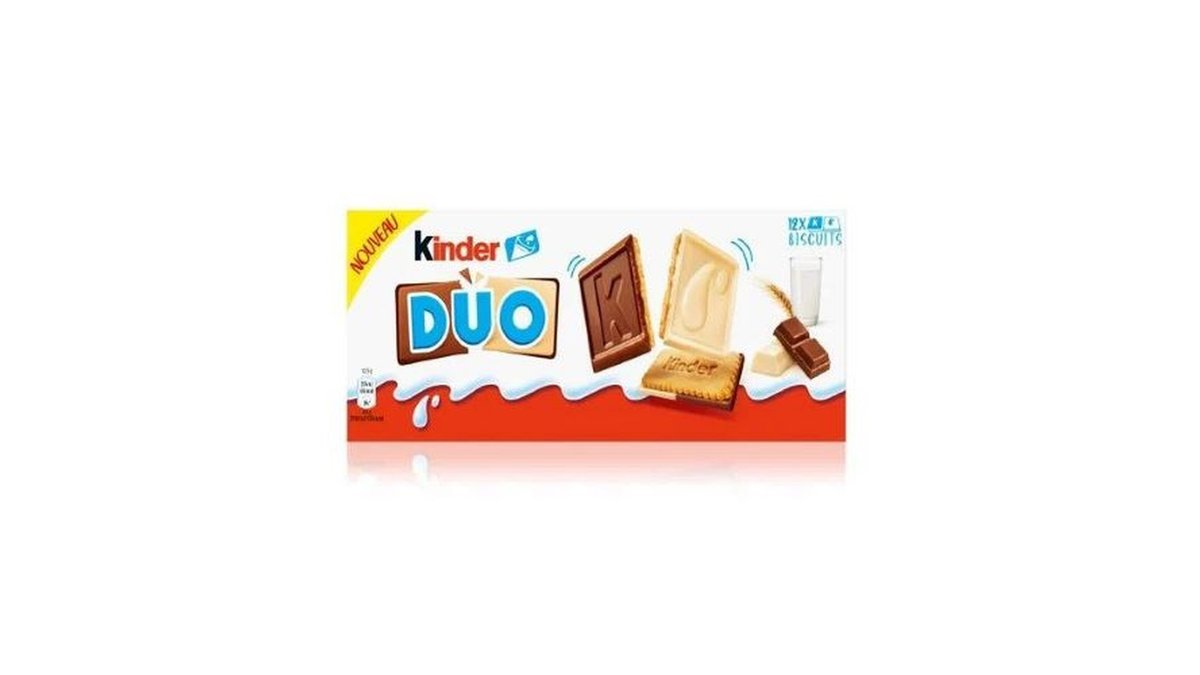 Kinder Cookie Duo with white and milk chocolate (150 g)