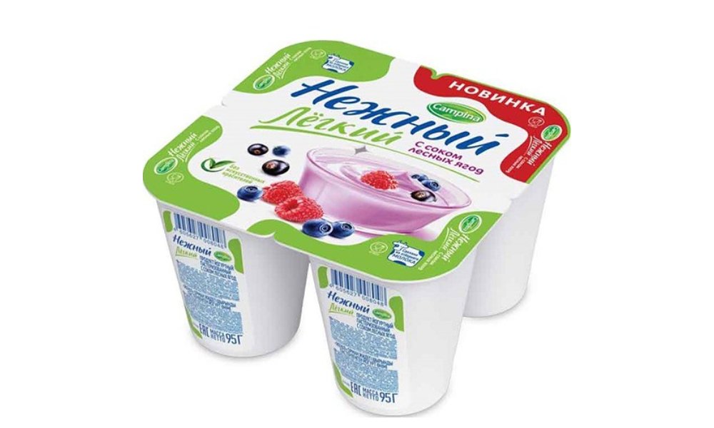 Nezhni Молочный десерт forest berries (95 g)