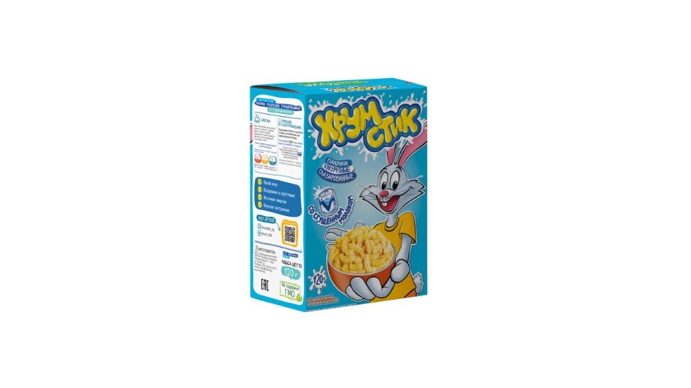 ხრუმსტიკ Corn Sticks skim milk (120 გ)