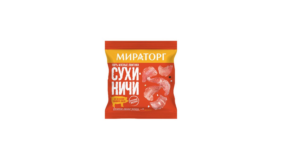 Miratog კრეკერები dried pork fillet (40 g)