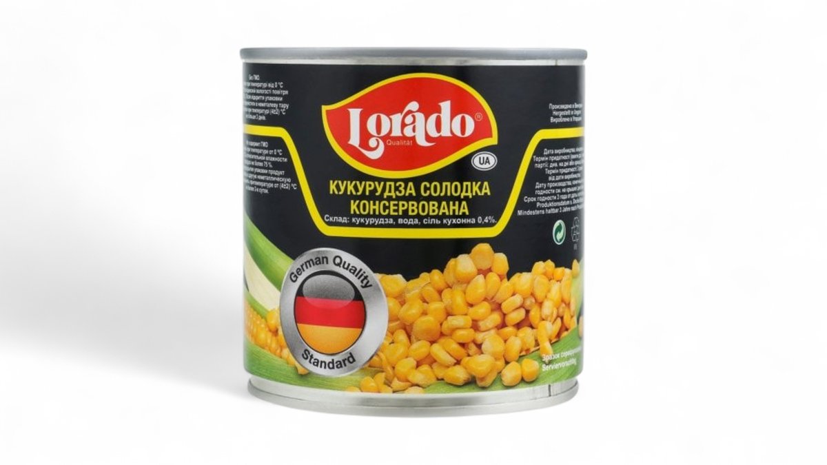 Lorado კონსერვირებული სიმინდი ტკბილი (425 ml)