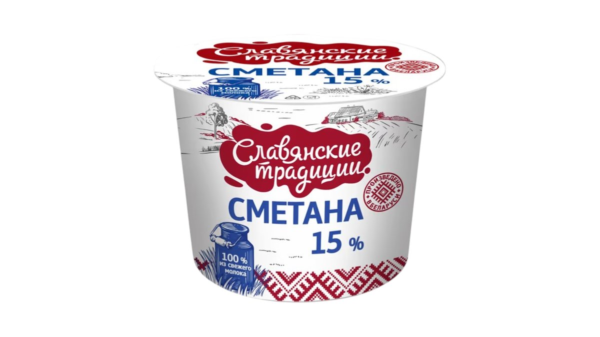 Slavic Traditions სმეტანა 15% (380 g)