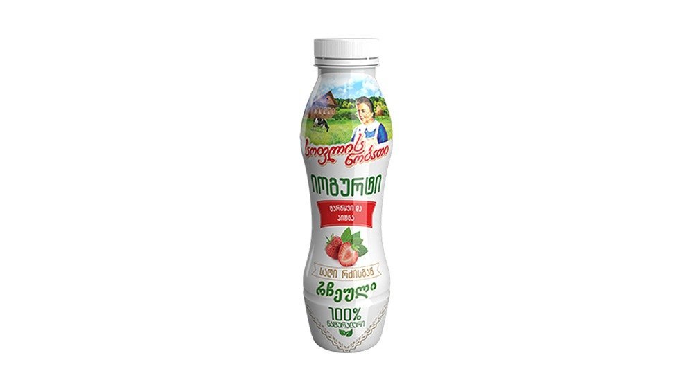 Rural Nobati Йогурт Strawberry-Mint (290 g)