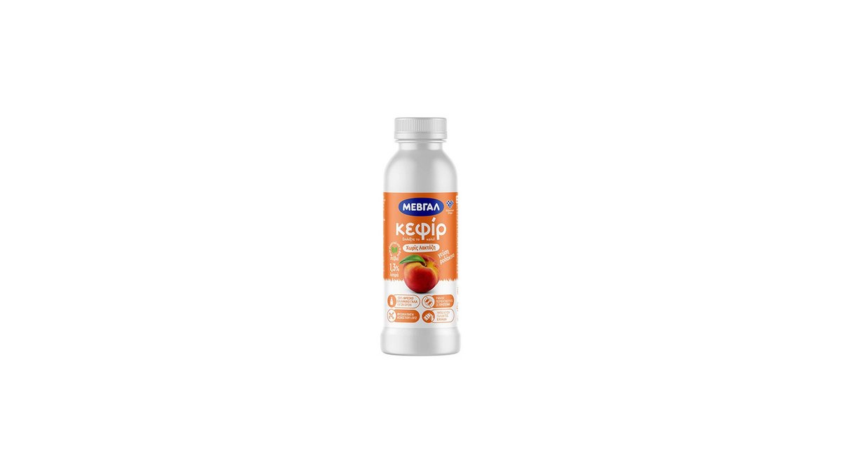 MEVGAL კეფირი with Peach (330 ml)