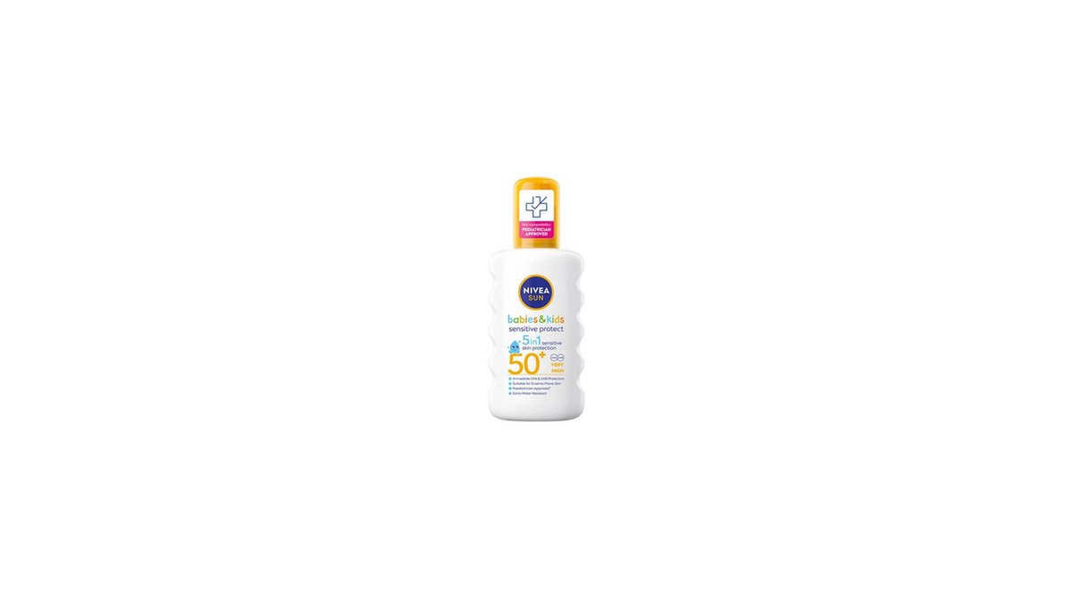 NIVEA Солнцезащитный крем Kids Spray SPF50 (200 ml)