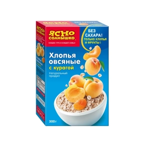 Solnishko Овсяные крупы apricot (300 g)