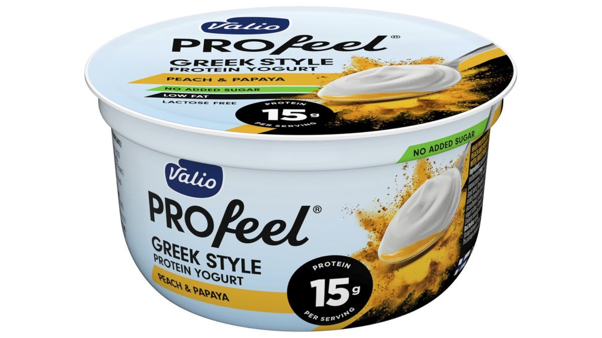 Valio Йогурт Peach and Papaya (160 g)