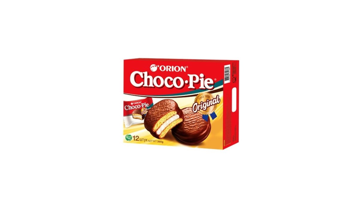 CHOCO PIE Песочное печенье ბისკვიტი შოკოლადით (12 pcs)