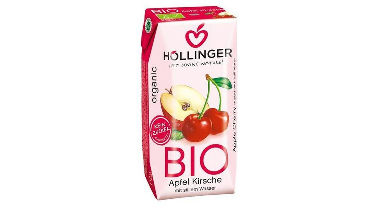Hollinger сок Organic apples and cherries (200 ml)