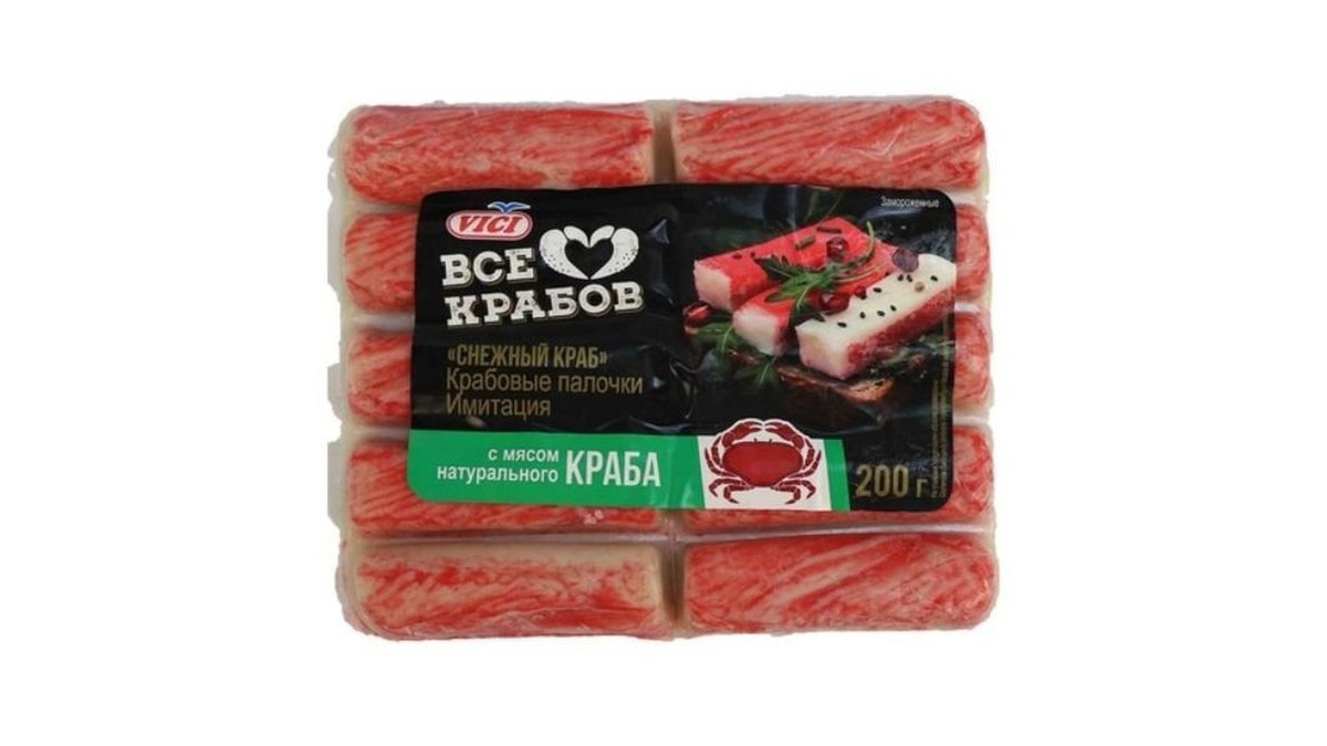 VICI თევზი კრაბის ჩხირები (200 g)