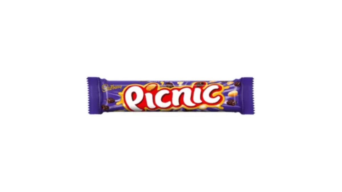 Picnic Chocolate with wheat and raisin filling