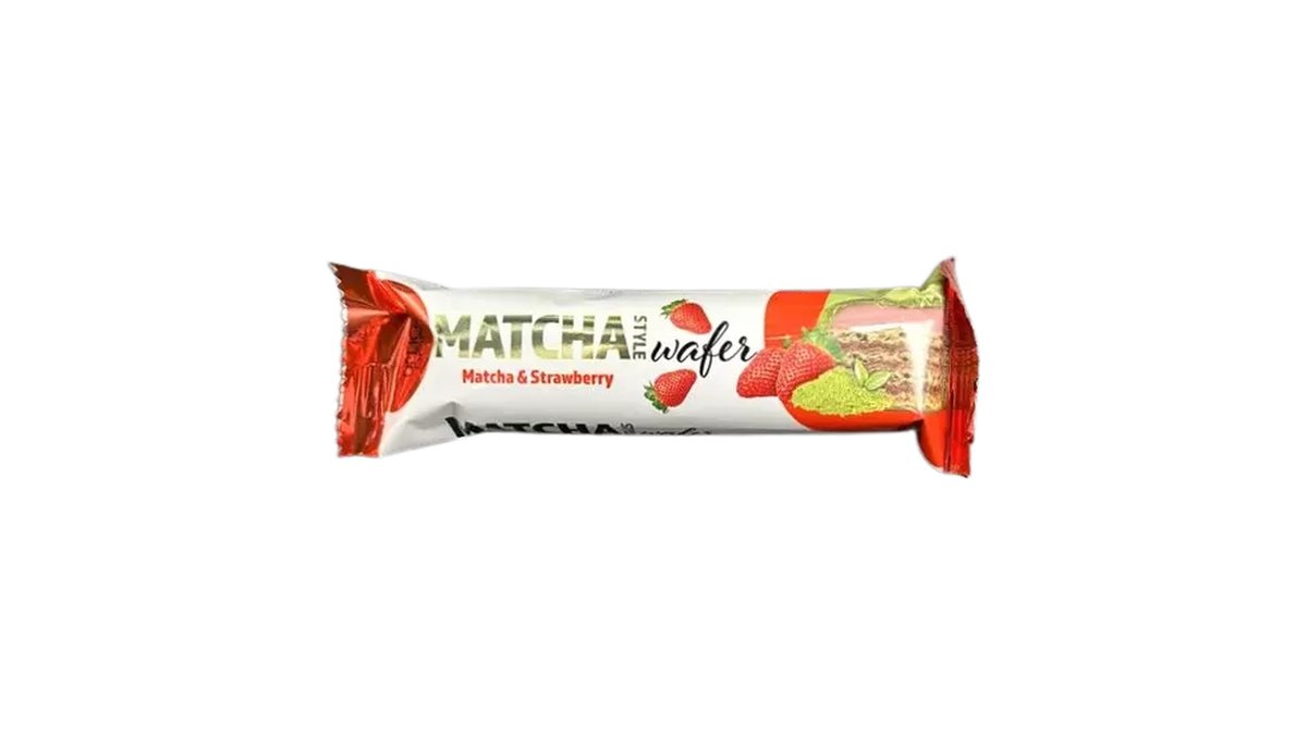 Delicadore Вафля matcha and strawberry (35 g)