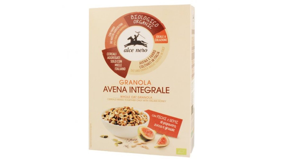 Alche Nero Овсяные крупы with figs and sunflower, pumpkin and poppy seeds (300 g)