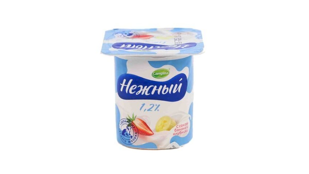 იოგურტი banana-strawberry (100 g)