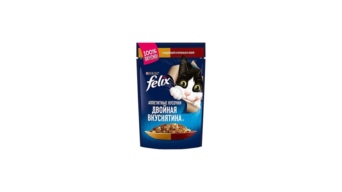 FELIX Корм для животных turkey & liver (75 g)