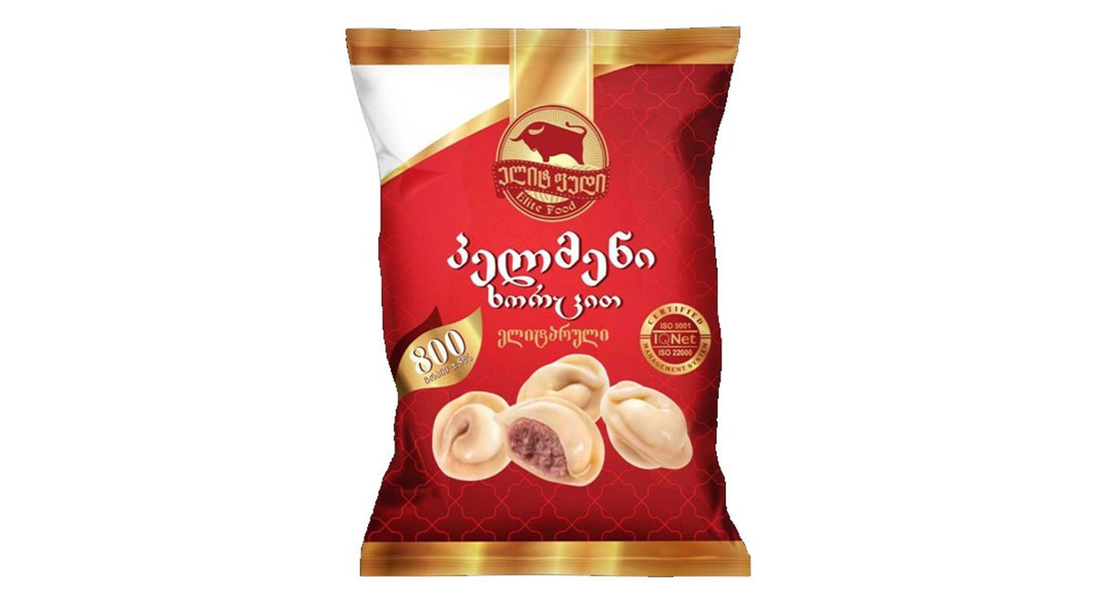 ელიტ ფუდი пельмени ხორცით (800 g)