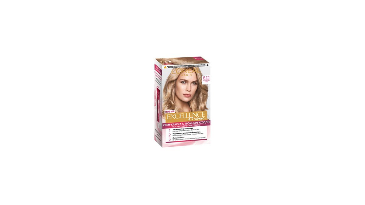 LOREAL Краска для волос 8.12 (192 ml)