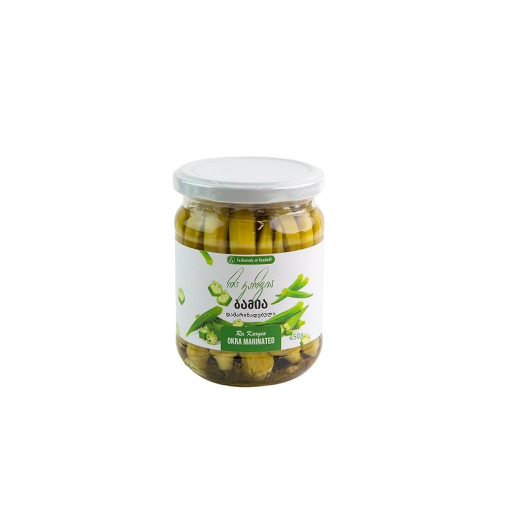 What's good Маринованный Бамия marinated (450 g)